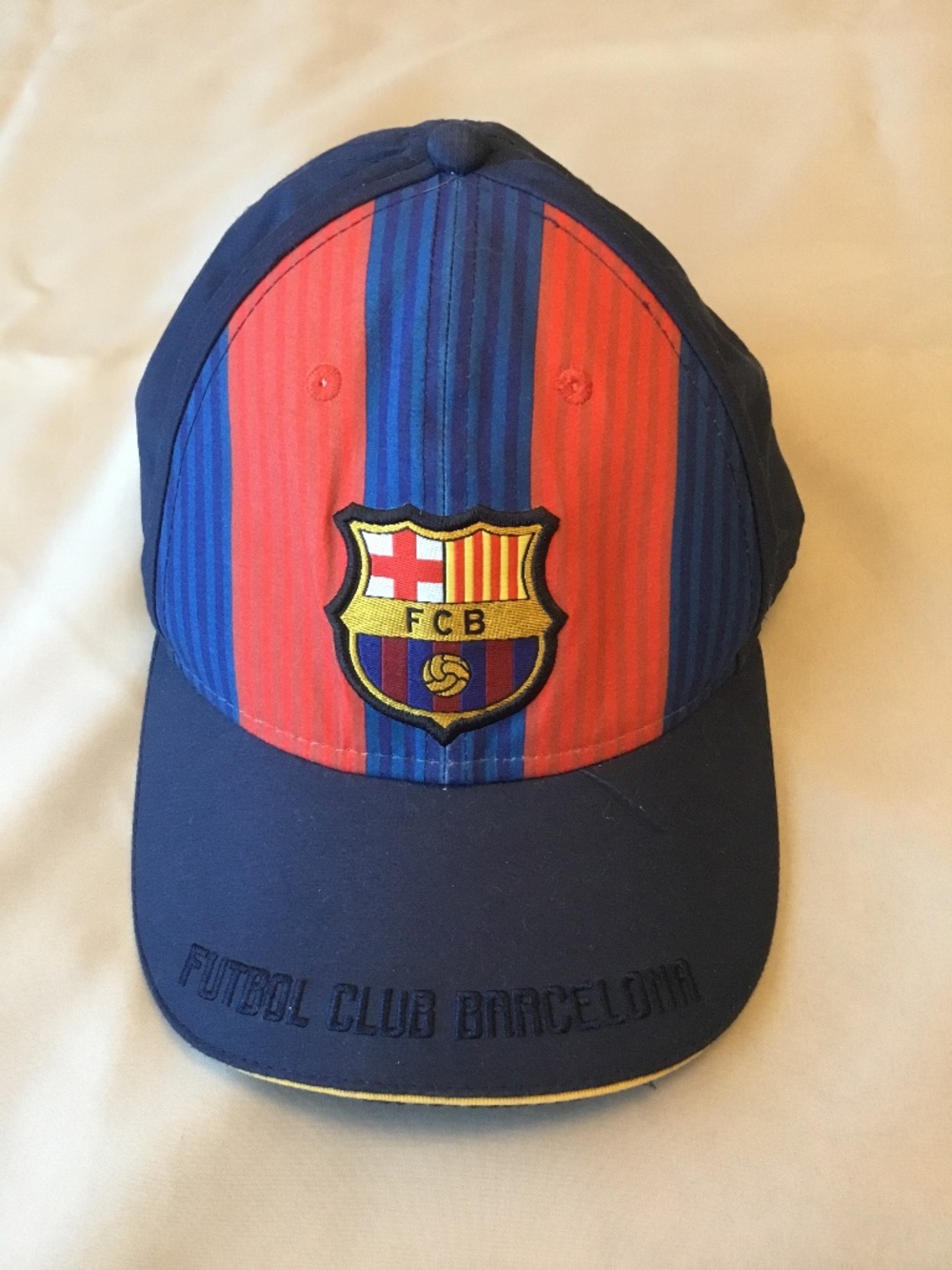 FCB Baseball Cap, blue &red, cotton, one size, adjustable